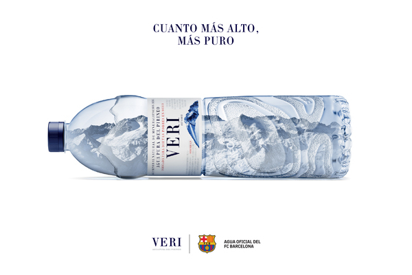 2019: Veri se convierte en ‘Agua oficial del FC Barcelona’