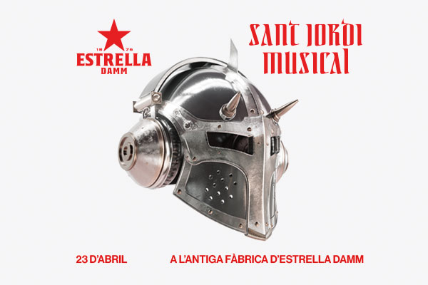 La Antiga Fàbrica volverá a vibrar al ritmo del Sant Jordi Musical de Estrella Damm