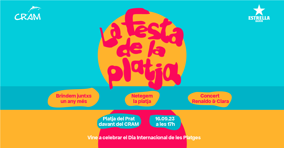 Estrella Damm and the CRAM Foundation organize a mass clean-up of the El Prat beach to celebrate World Beach Day