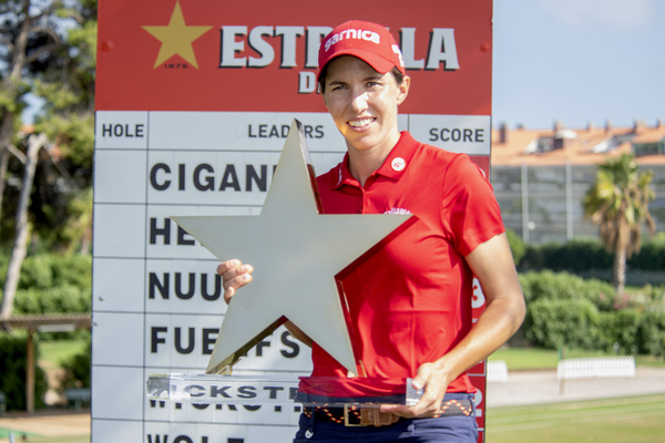 Estrella Damm de nuevo junto al golf femenino. Carlota Ciganda.