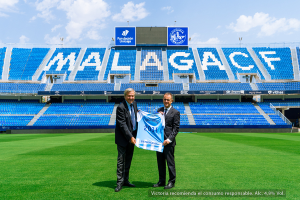 Victoria se convierte en cerveza oficial del Málaga Club de Fútbol hasta 2031