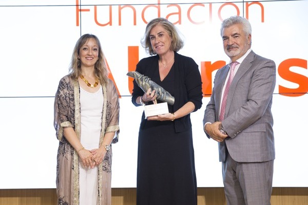 María Carceller, winner at the Alares Awards