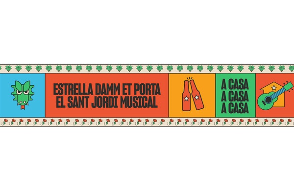 Estrella Damm celebra un Sant Jordi muy especial