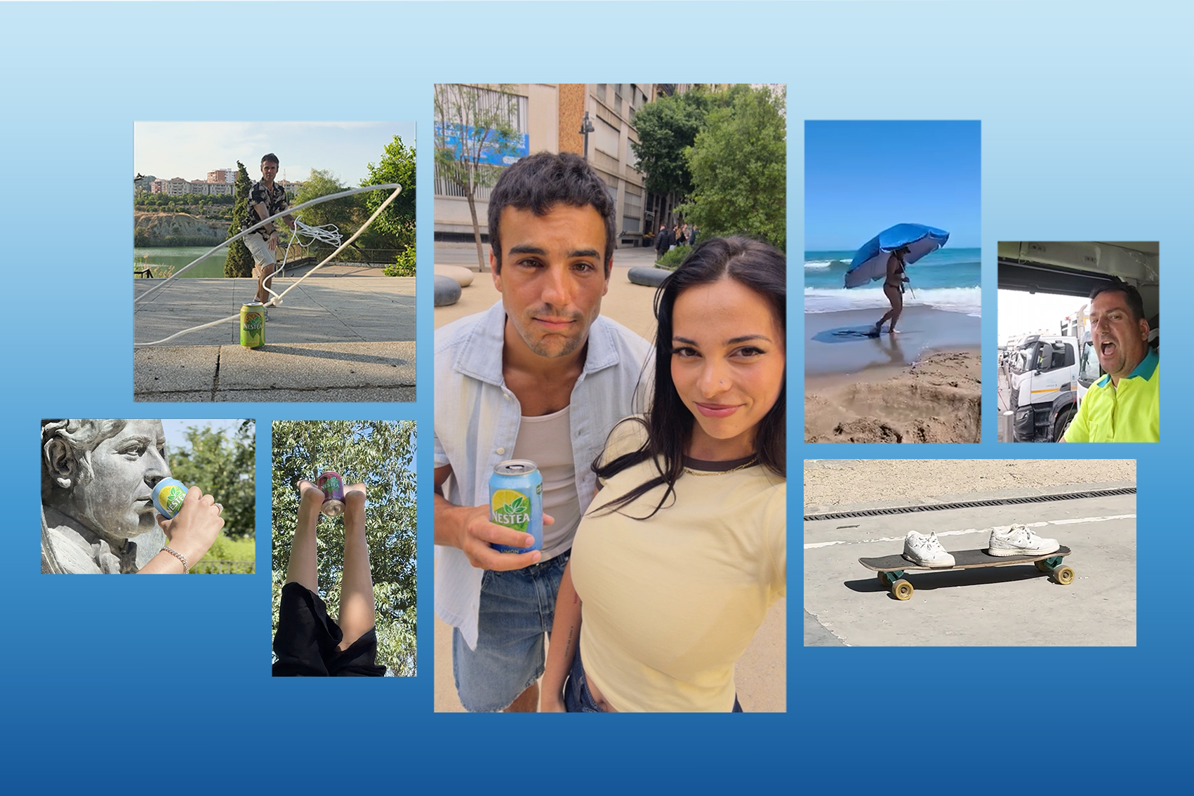 Nestea cambia su anuncio, ahora protagonizado por videos reales de la gente