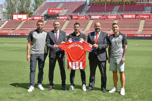 : El Girona FC y Estrella Damm, juntos hasta 2028