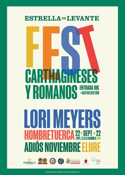 Lori Meyers encapçala el cartell del Festival Carthaginesos i Romans Estrella de Levante