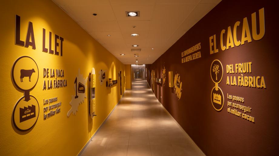 exhibition at the cacaolat factory