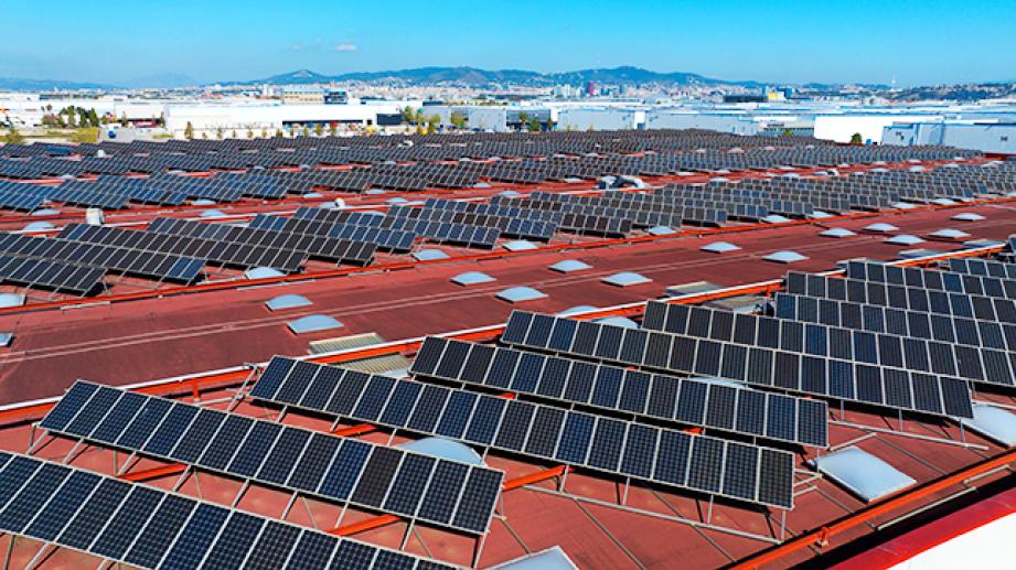 techos con paneles solares