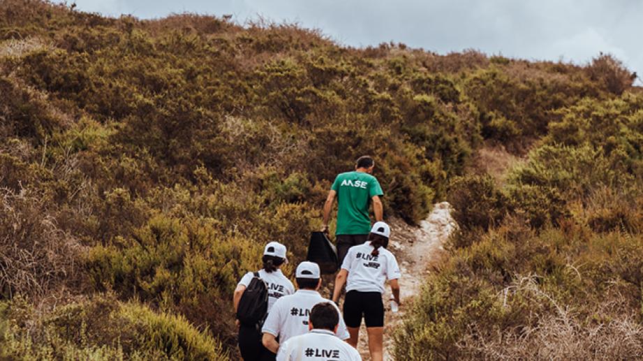 grupo de personas en acción de voluntariado